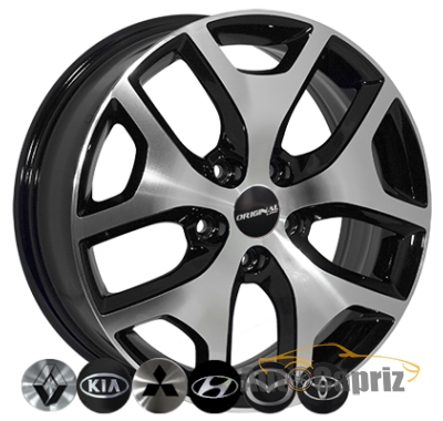 Диски ZF-FE137 BMF R17 W6.5 PCD5x114.3 ET40 DIA67.1